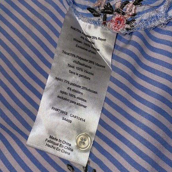 Motherhood Maternity Nursing blouse comfy soft crop tee over a dressy button up - Picture 5 of 5